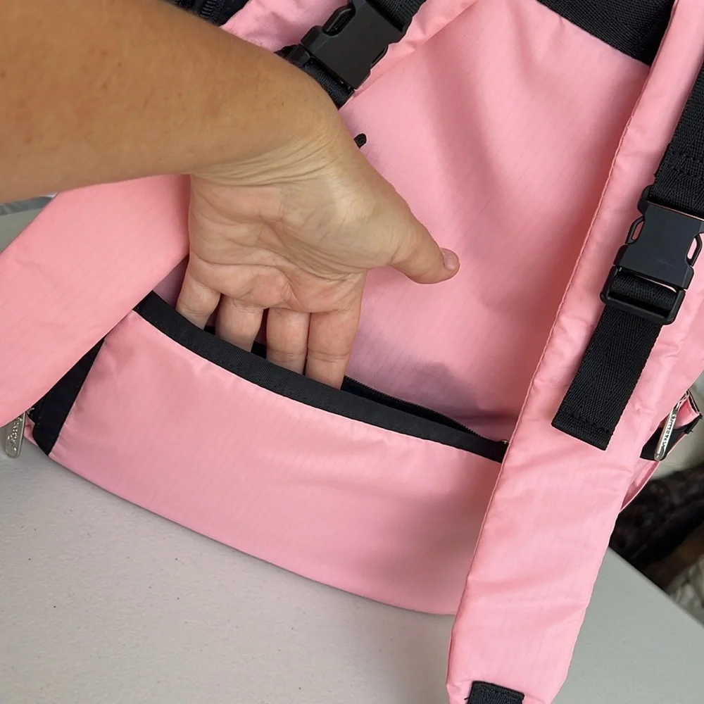 LeSportsac Pink Nylon Logan Backpack